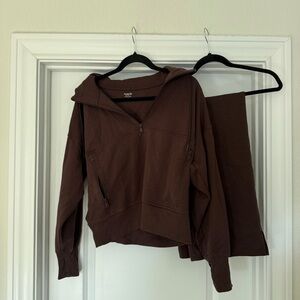 BROWN SWEAT SET OLD NAVY